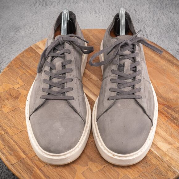 Frye Gates High Prints Low Top Suede Shoes Men's Size 8.5 7200043 - Picture 2 of 7